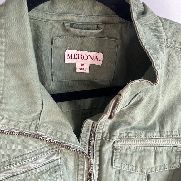 Merona olive green utility vest - Picture 2 of 4